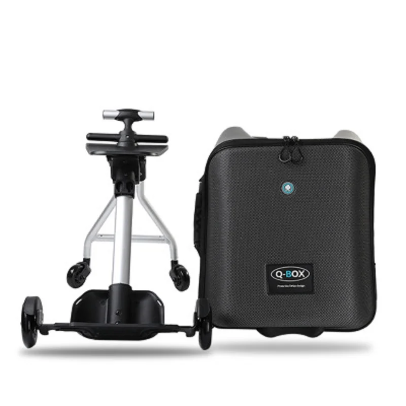 Высококачественный и удобный детский чемодан для скутера ленивый на колесиках