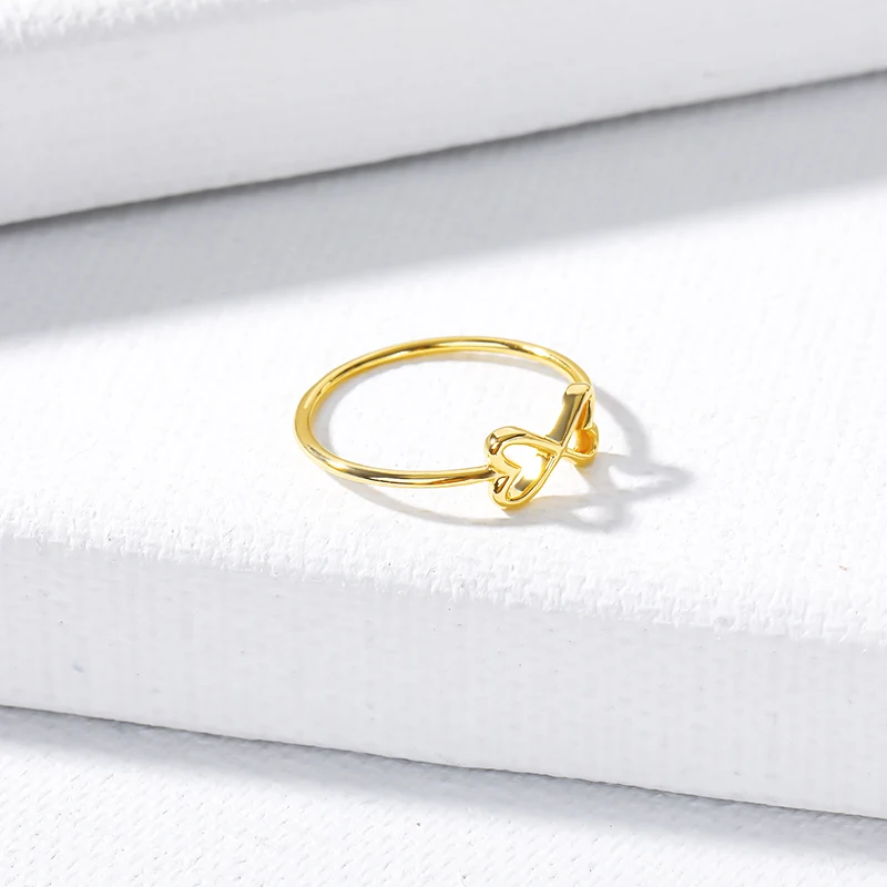 Милое Бесконечное Кольцо из нержавеющей стали модные ювелирные изделия