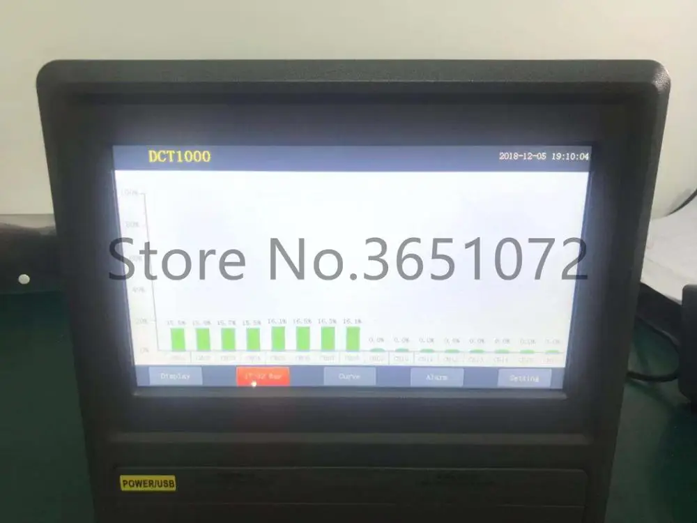 DCT1000-8 Температура Регистраторы 8 Каналы безбумажный с большой ЖК-дисплей Дисплей