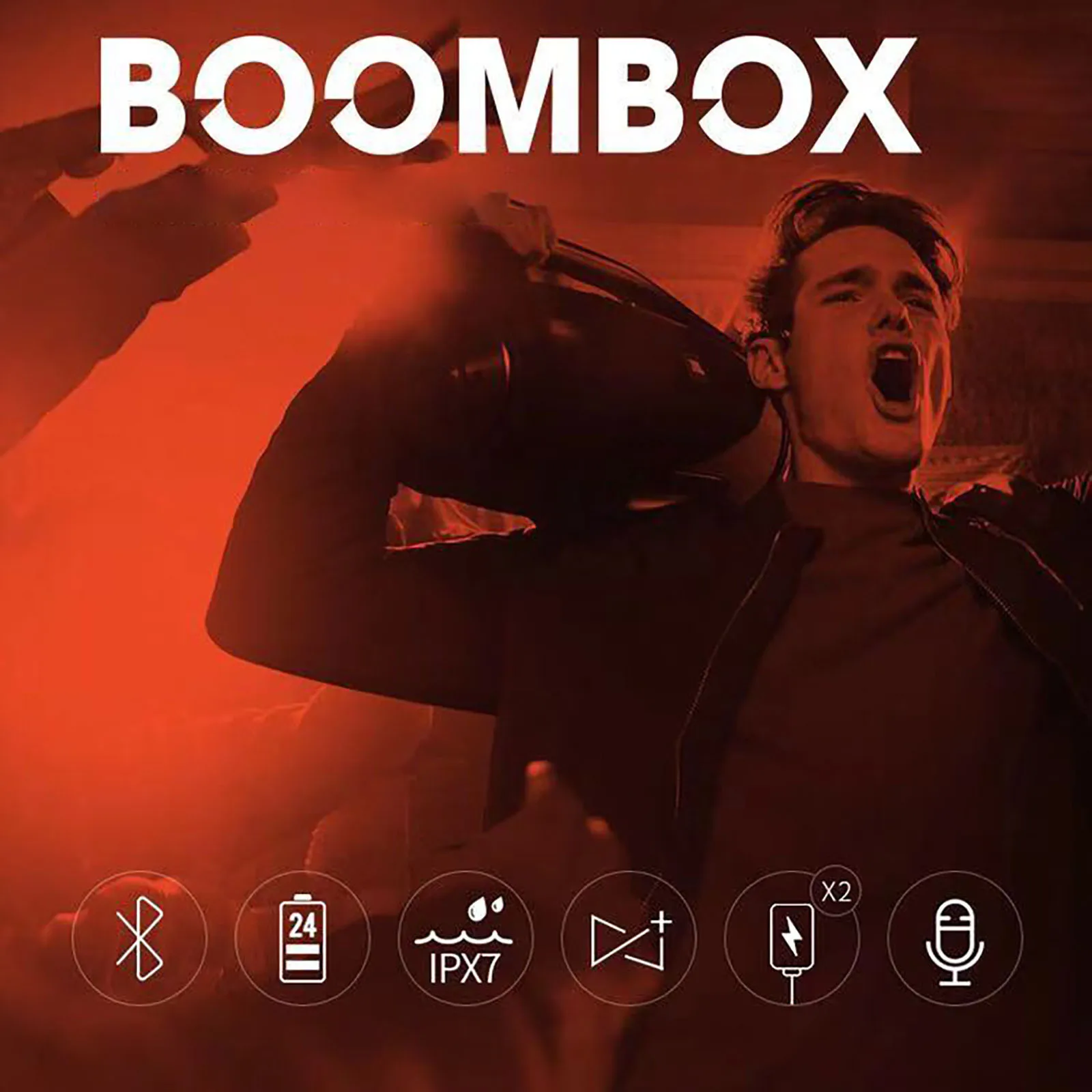 Bluetooth Колонка Jbl Boombox 2 водонепроницаемая 5 шт.|Сабвуферы| |