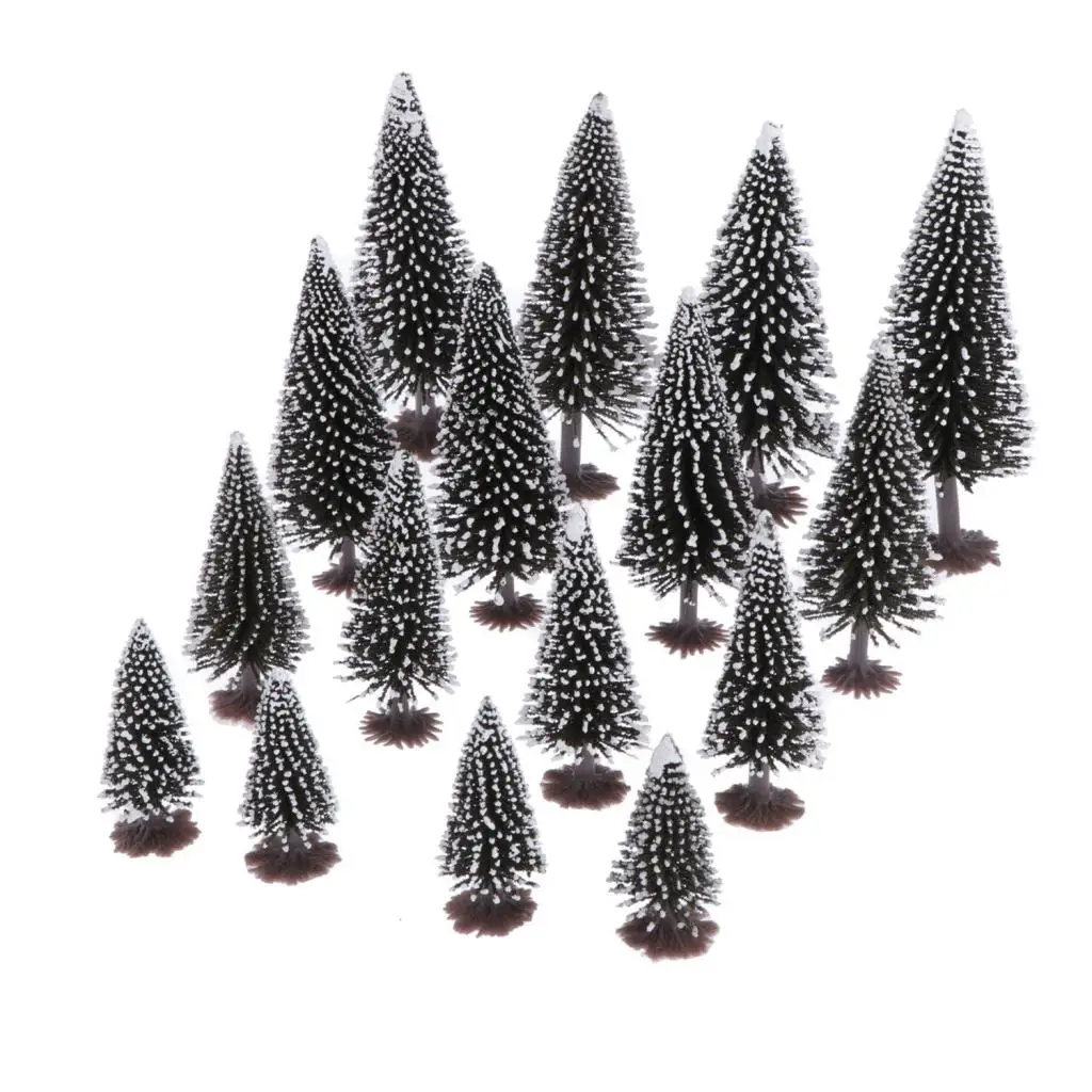 Модель 16x дерево пейзажа смешанный для модель железнодорожной железной дороги