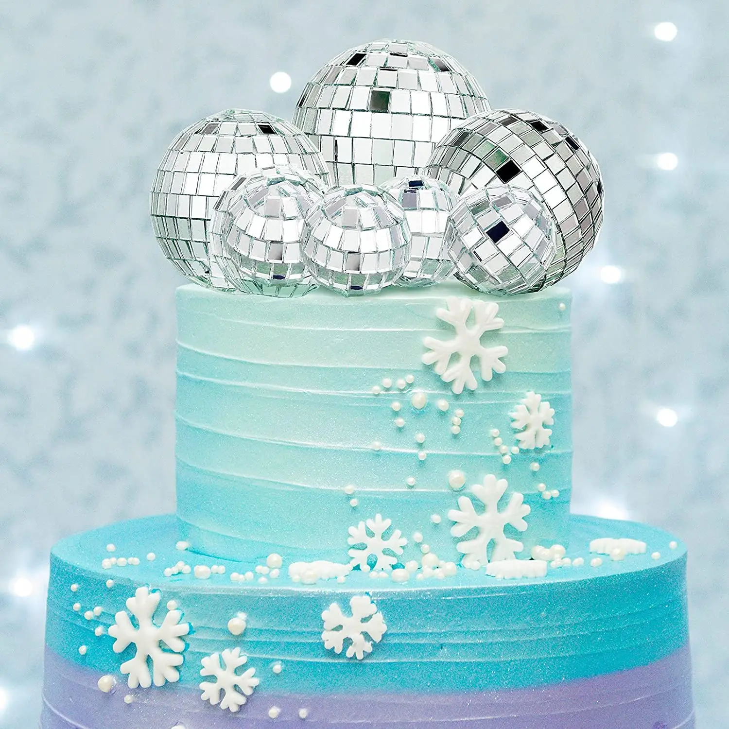 

Disco Ball Cake Decoration 70's Disco Cake Decoration Disco Ball Toppers Party Supplies Disco Ball Dance Birthday Party Supplies