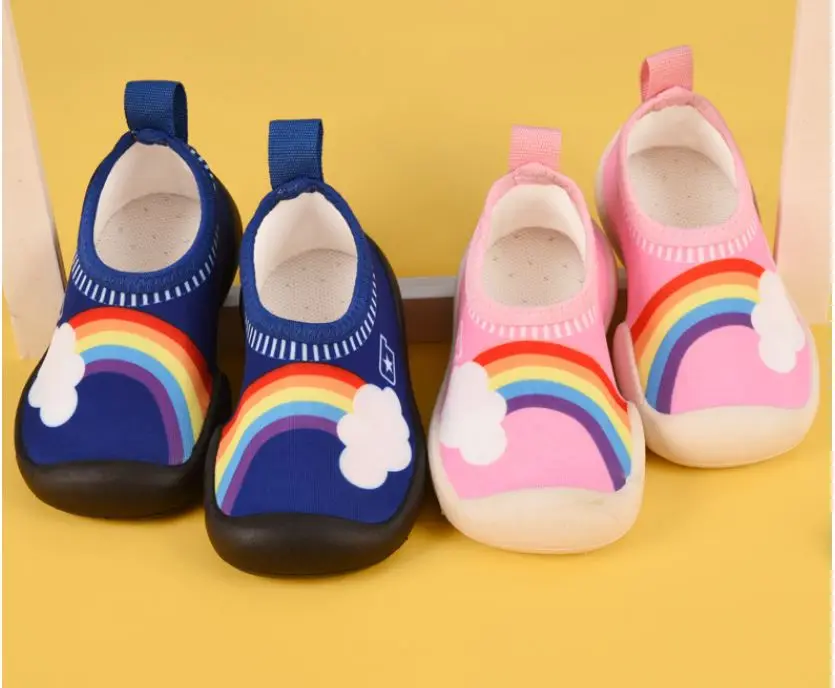 Детская обувь для мальчиков и девочек малышей мягкие милые домашние тапочки