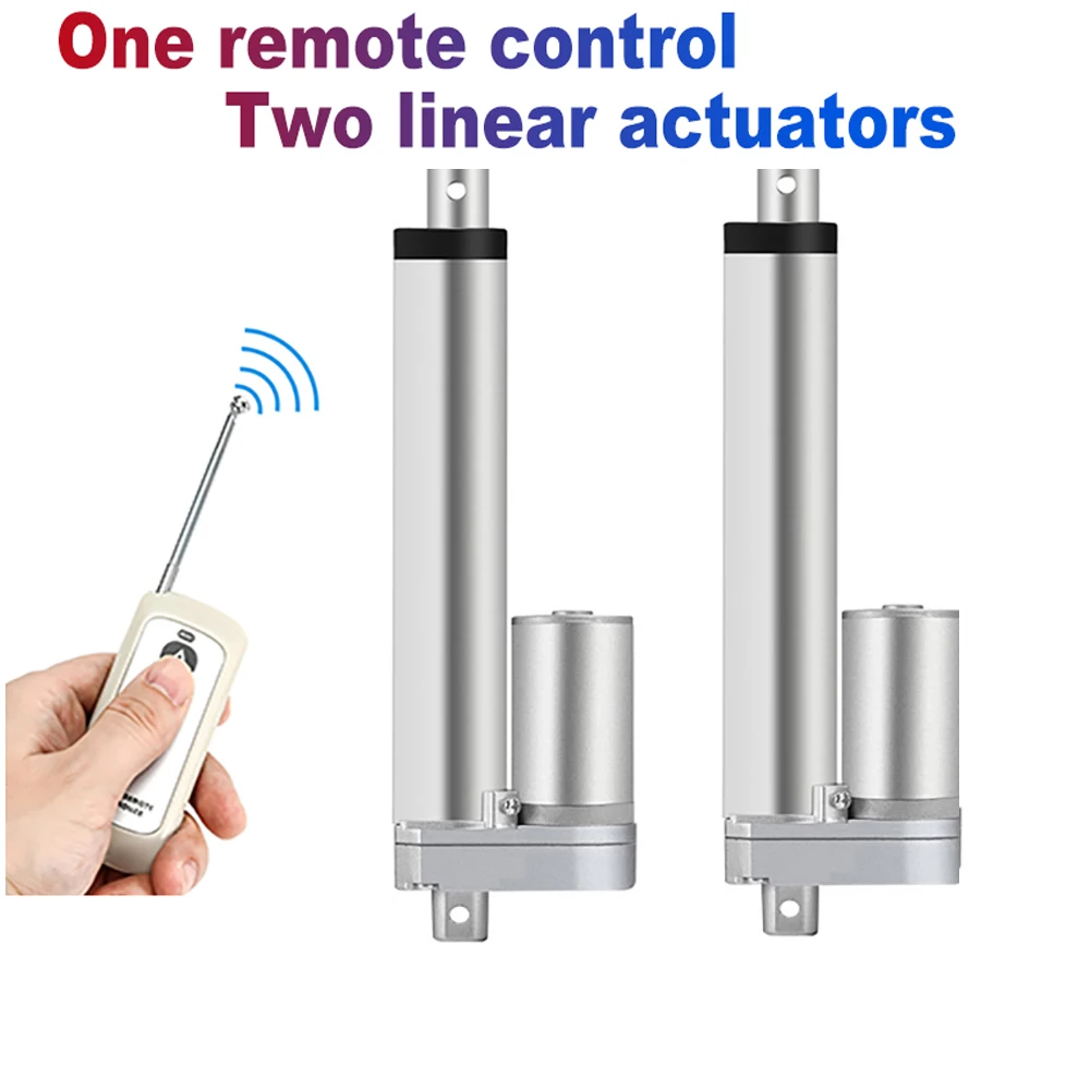 1 * Радиочастотный пульт дистанционного управления + 2 Линейный привод 12 В