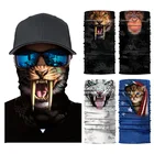 Волшебный головной платок с изображением клоуна из аниме черепа для мужчин и женщин уличный солнцезащитный нагрудник с изображением животного тигра для верховой езды головной убор для вечерние забавная Мода