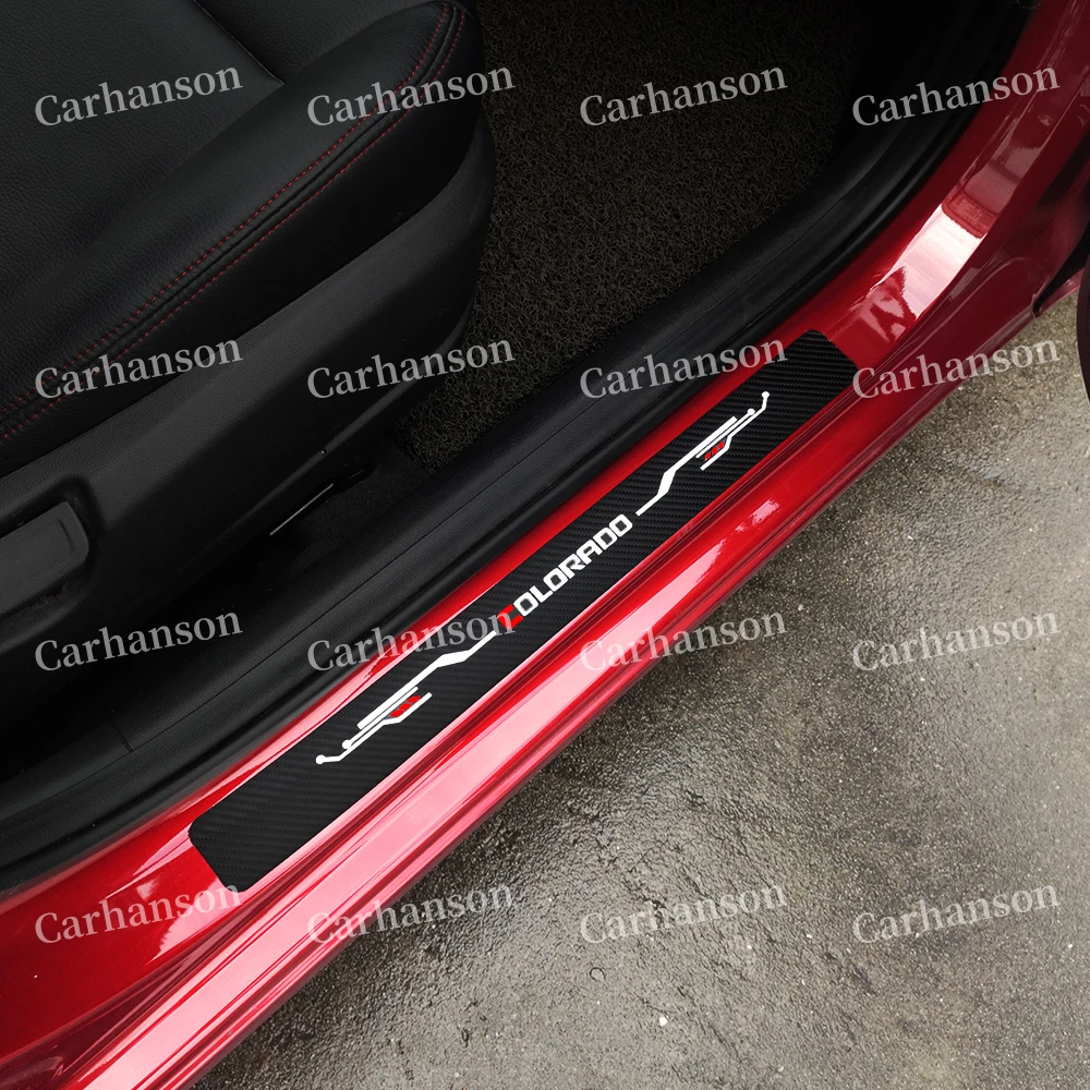 Для Chevrolet Colorado Авто дверные ручки наклейка для порога Накладка педаль автомобиля