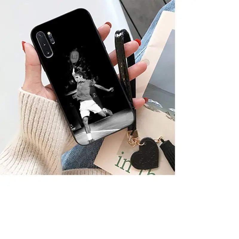 

Tennis Roger Federer RF Phone Case For Samsung S8 9 10 20 Plus Note 9 10 10plus 20 20ultra M21 30
