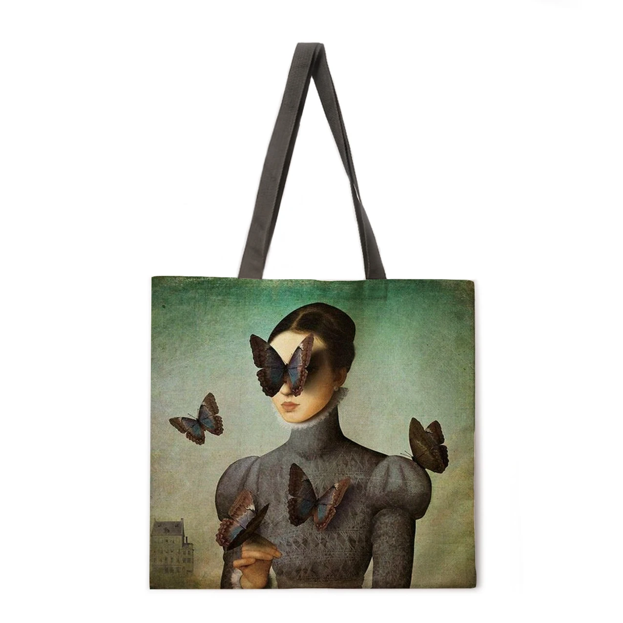 

Girl dream space printing bag love ladies casual bag shoulder bag ladies outdoor bag foldable shopping bag