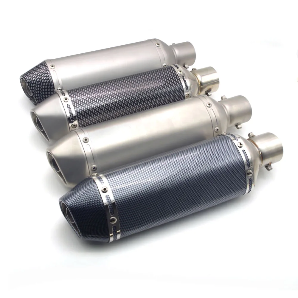 Универсальный мотоциклетный глушитель для выхлопной трубы fz16 kawasaki z900 yamaha tdm 850 xmax