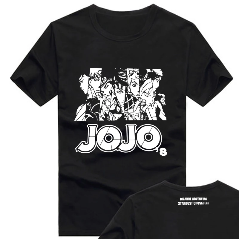 Горячая Распродажа летняя футболка с необычным приключением Джоджо Heavens door аниме