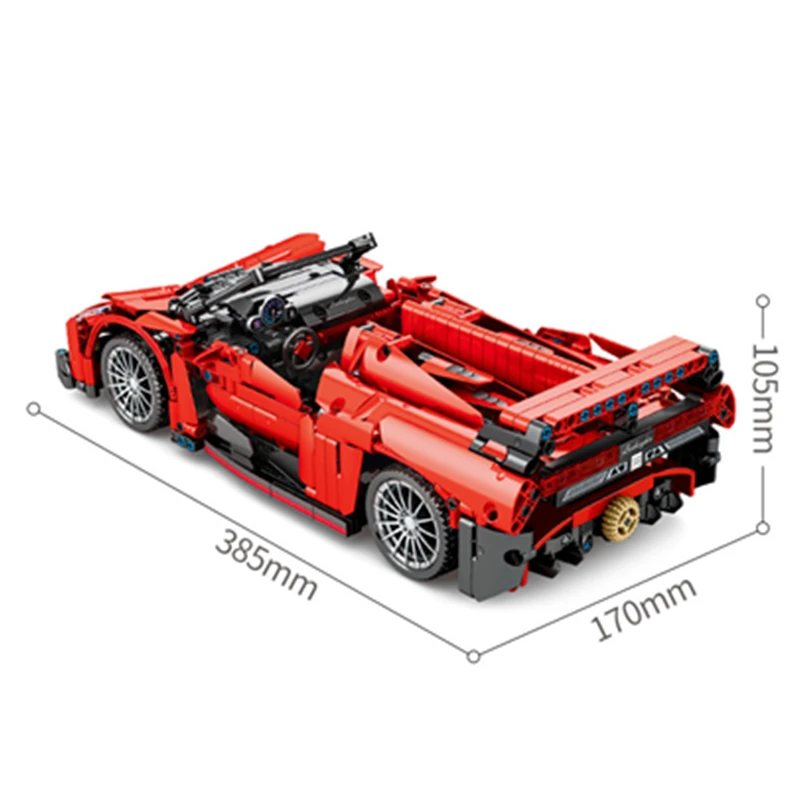 

New High-tech Car Lamborghinies poison Supercar Building Blocks kit Bricks Creator Classic Model Racing Car Toys for Children
