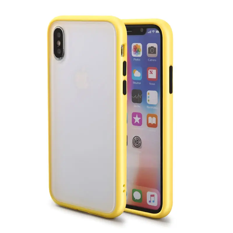 Защитный противоударный чехол для телефона iphone XR XS Max X XS 7 8 11 6 6S Plus Прозрачный матовый жесткий чехол для телефона защитный чехол