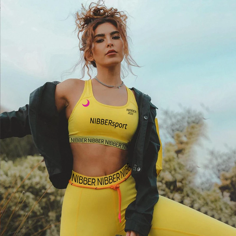 

Fitness Women 2 Piece Set Summer Tracksuit Crop Top and jogging Pants Bell Bottom Matching Sets Womens Outfits Sweat Suits