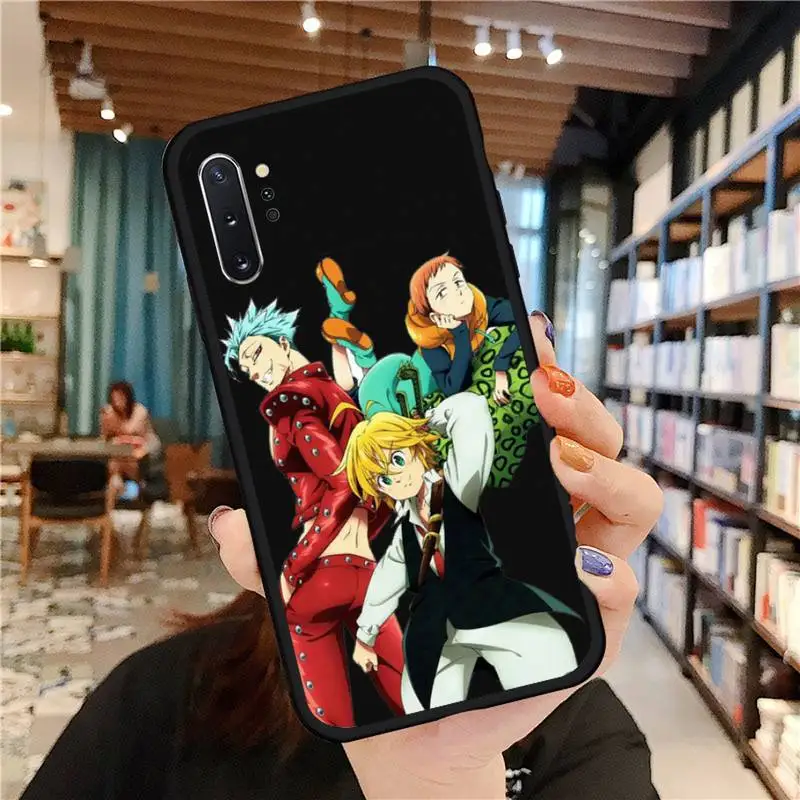 

Anime The Seven Deadly Sins Phone Case for samsung galaxy a51 a52 a71 a50 a12 a72 a21s a70 s21 s20 fe s10 note 20 10 ultra plus