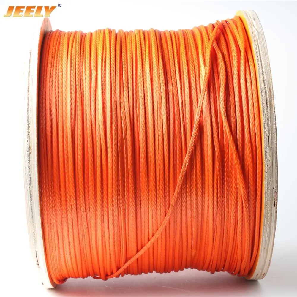 JEELY 50 м 1000lb UHMWPE полый плетеный трос 2 мм 12 плетения|uhmwpe rope|weave ropeweave braids |