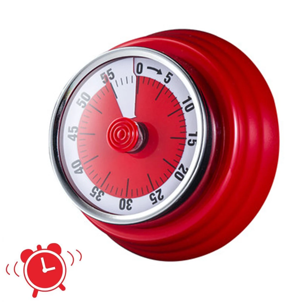 Кухонные часы с магнитным таймером из нержавеющей стали механический обратный