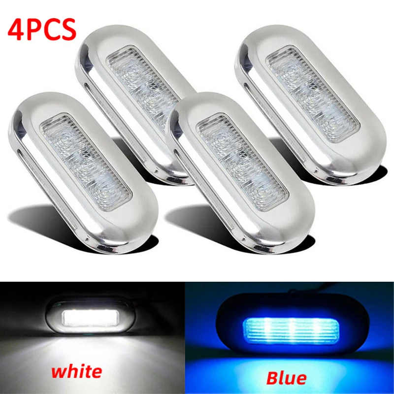 3 светодиодный 12В лодке лестничная площадка Боковой габаритный фонарь