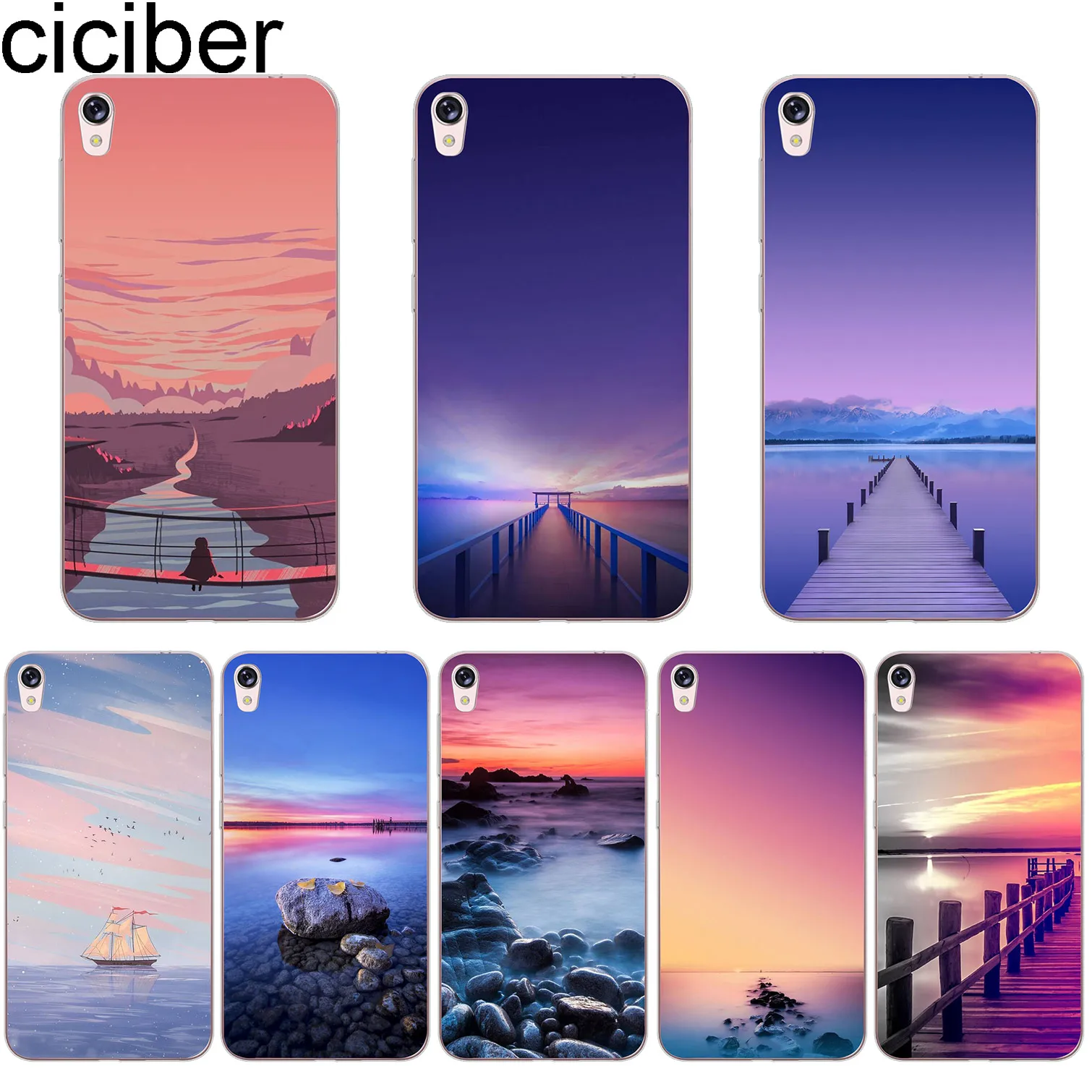 Чехол для телефона ciciber Bridge Scenery ASUS Zenfone 3 Max ZC520TL Для ZenFone Live GO ZB500KL ZB501KL мягкие чехлы