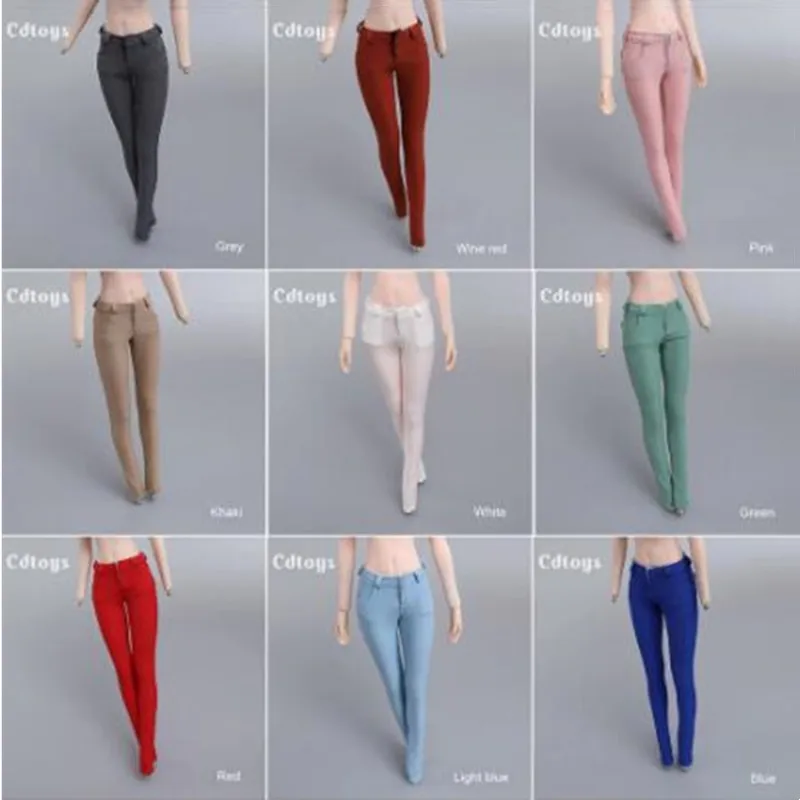 

1/6 Cdtoys CD026 Female Soldier Tight Pencil Pants Trousers Clothes Model Fit 12'' TBL JO Action Figure Body
