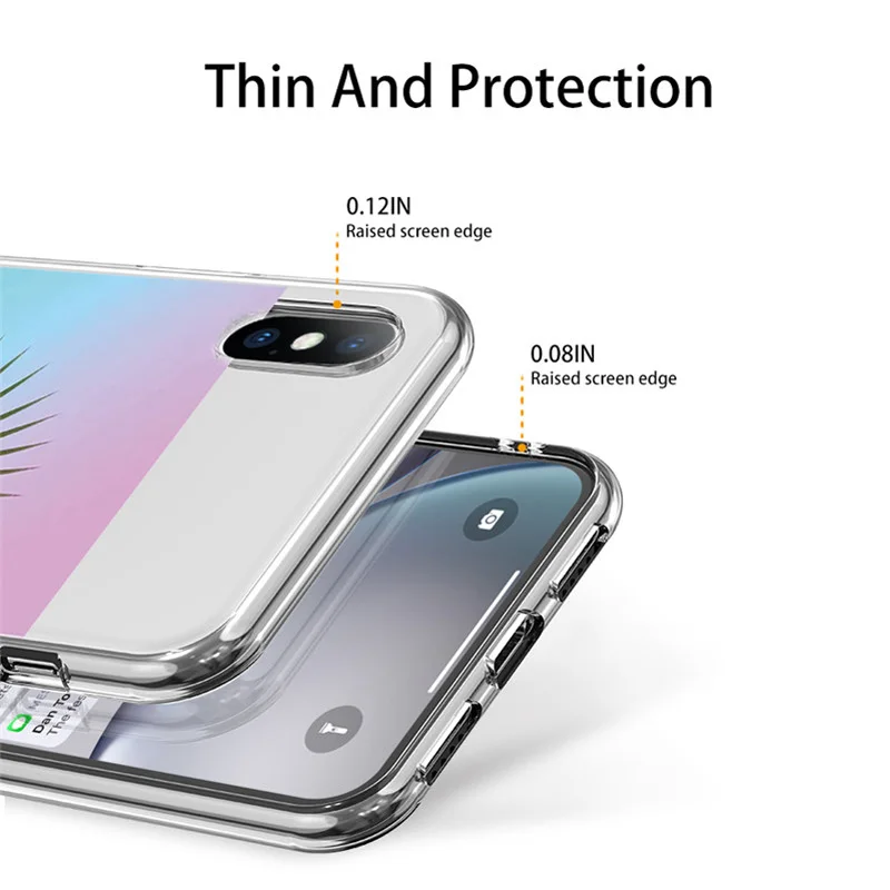 Силиконовый чехол для iPhone 12 mini 7 8 6s Plus Xr Xs 11 Pro Max SE2020 прозрачный с забавным рисунком
