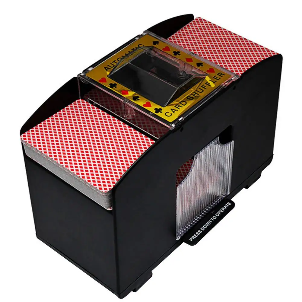 

Electric Automatic Playing Cards Shuffler For Board Game Poker Decks Casino Robot Card Shuffling Machine Poker Tool