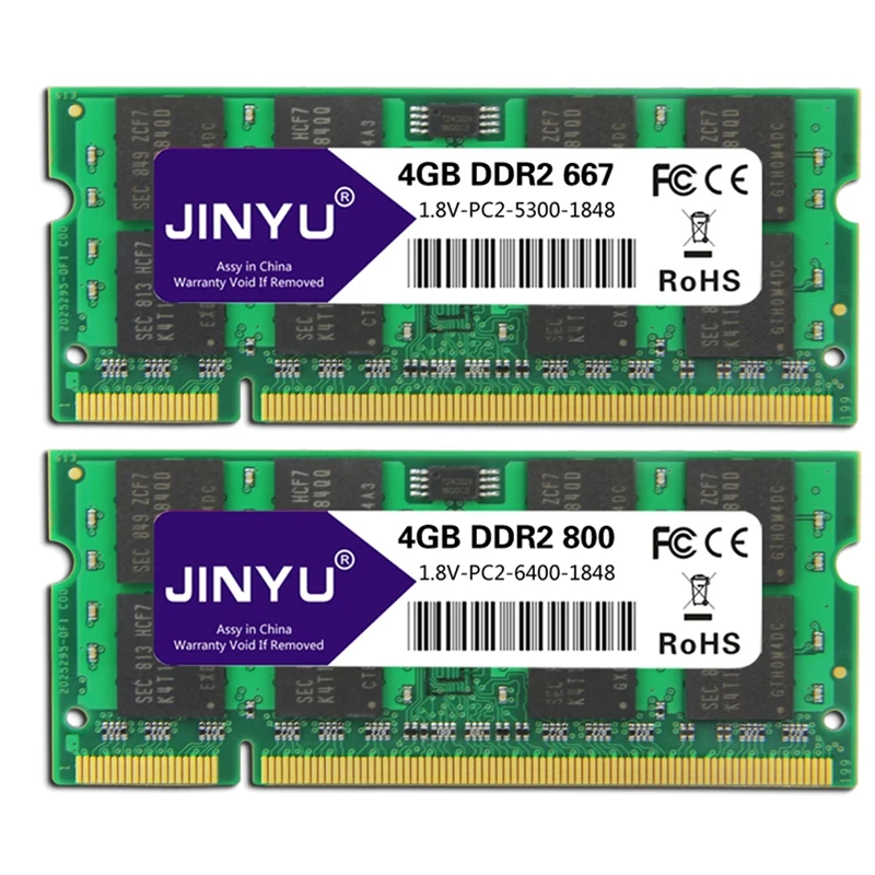 

Jinyu Ddr2 4G 1.8V 240Pin Ram Memory For Laptop