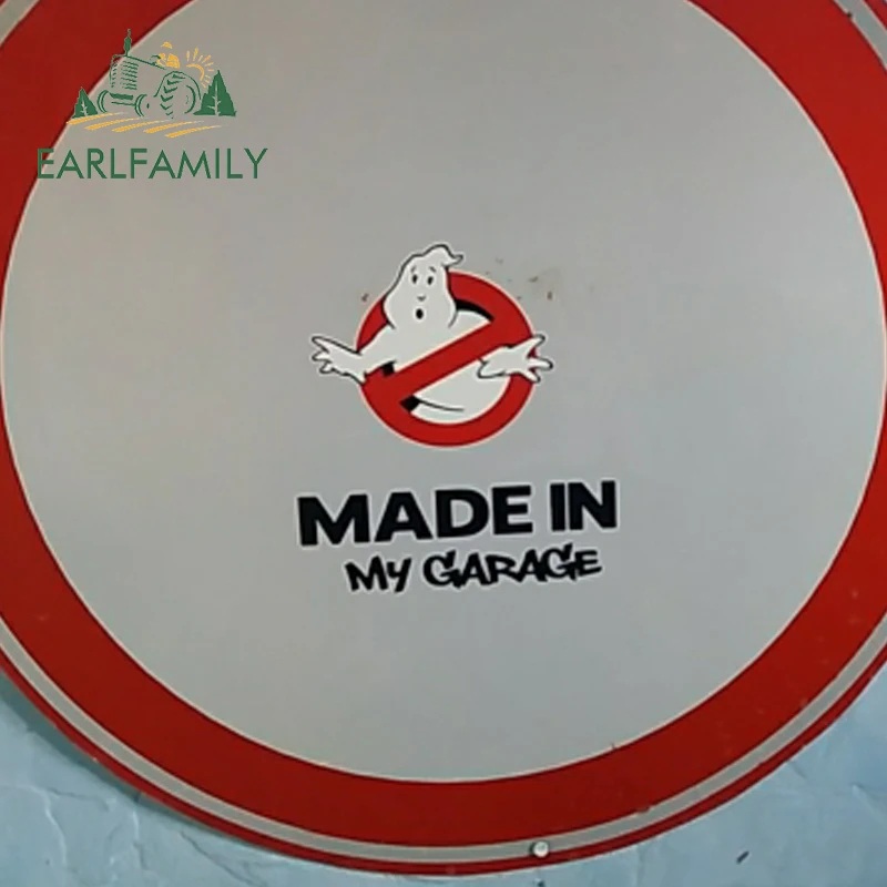EARLFAMILY, 13 см x 11,3 СМ, автомобильная наклейка s Ghostbusters, наклейка, смешной стиль автомобиля, мультяшная наклейка, водонепроницаемая, авто мотор, Декор, графика
