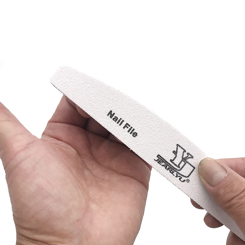 

100Pcs/lot Nail Files Buffers Nail Art Equipment 80/100/150/180/240 Boat Grinding Sanding File Block Buffer Manicure Nail Art To