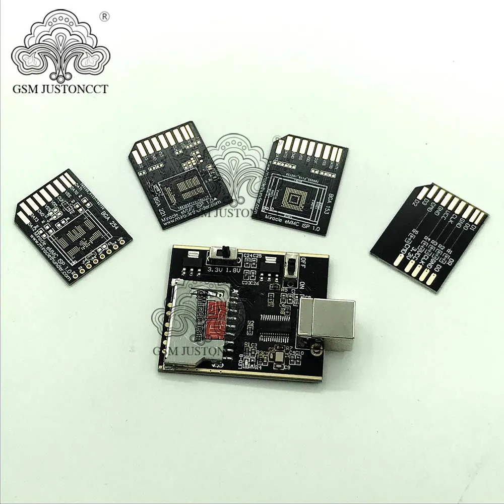

Новый оригинальный чудо eMMC Plus инструмент/чудо eMMC адаптер 5 в 1 для пластины Bga 153221254