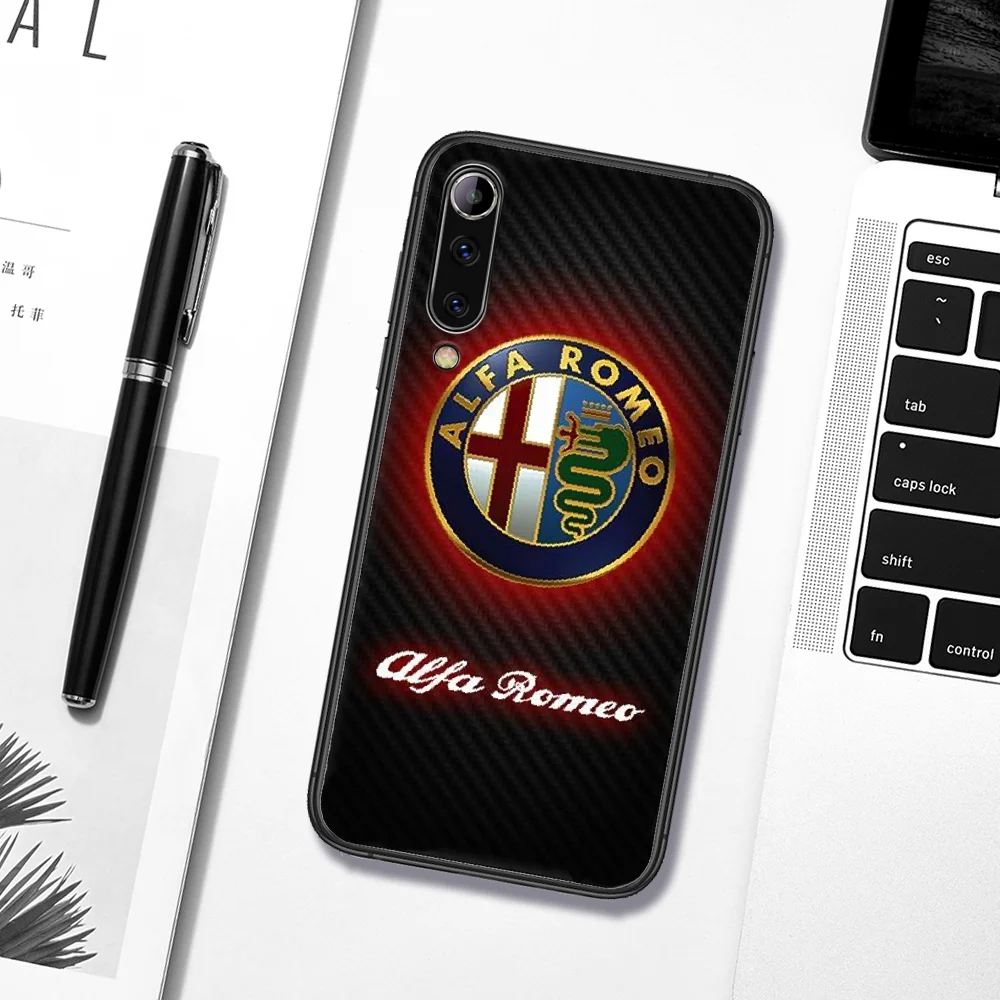

Alfa romeo Giulietta Car Logo Phone Case For Xiaomi Mi Note 10 A3 9 MAX 3 A2 8 9 10 11 Lite Pro Ultra black Cover Painting Funda