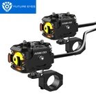 Светодиодные противотуманные фары Future Eyes F150 для мотоцикла, дополнительный желтый прожектор для электромобиля, для вождения дороги, супер яркий, высокая мощность