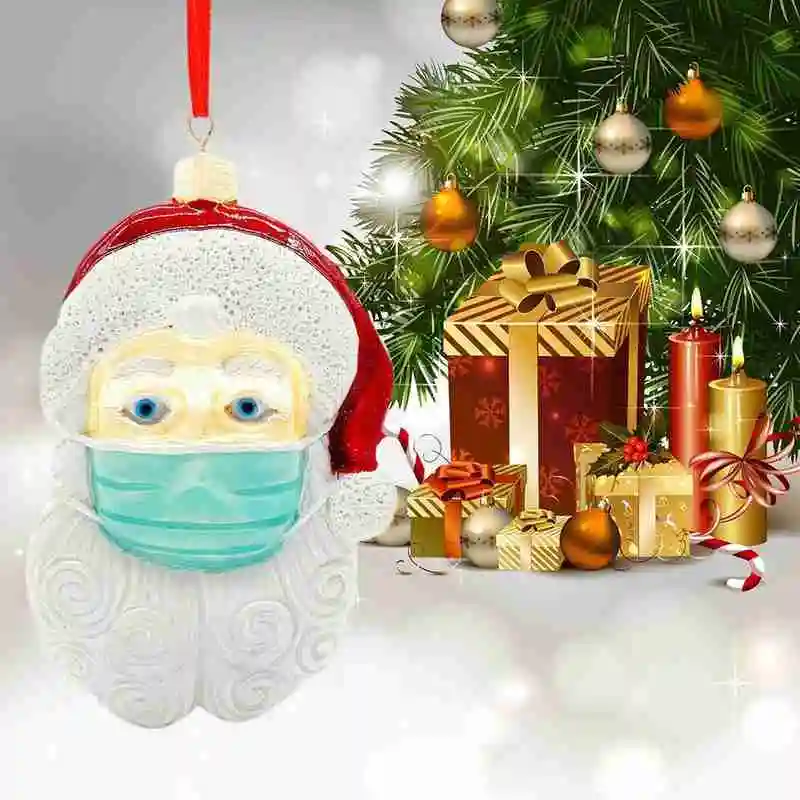 

2020 Diy Quarantaine Kerst Quarantaine Versieren Kerstman Quarantaine Gepersonaliseerde Opknoping Hangers Kerstman Ornament