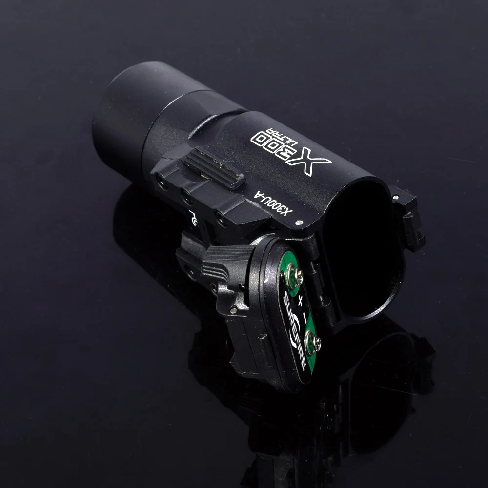 

Tactical SF X300 Ultra Pistol Gun Light X300U 500 Lumens High Output Weapon Flashlight Fit 20mm Picatinny Weaver Rail