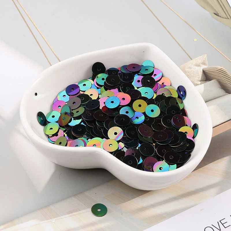 6 мм блестки ПВХ красочные плоские круглые свободные фотообои Свадебное Ремесло