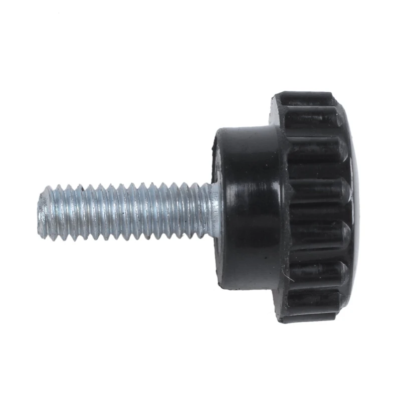 

6 Pcs M4X10 Threaded Knurled Thumbscrew with 100Pcs 304HC Stainless Steel Hex Countersunk Flat Bolts Screws M2X5mm