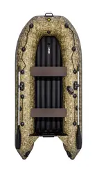 Надувная лодка ПВХ, Ривьера Компакт 3200 НДНД, камыш