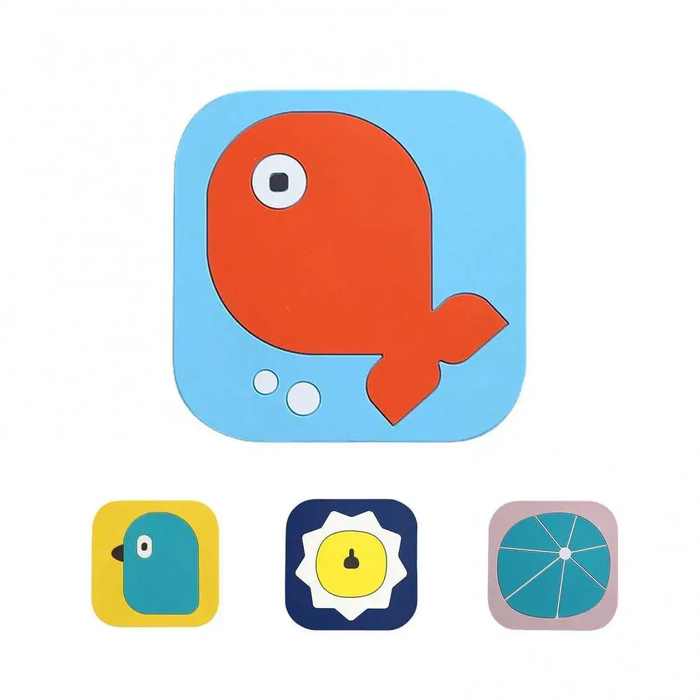 

Cute Cartoon Fish Leaf Household Waterproof Bowl Table Mat Anti-scald Placemat