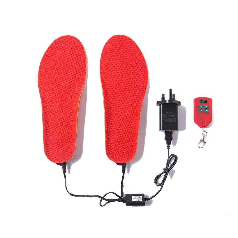 Электрические стельки с подогревом на батарейках зимний подогреватель для ног USB