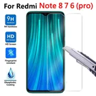 Защитное закаленное стекло для Xiaomi Redmi Note 8 7 6 Pro, защита экрана xiomi redmi 7A 6A 8 7 6 a note7 note8 6pro, пленка 9h