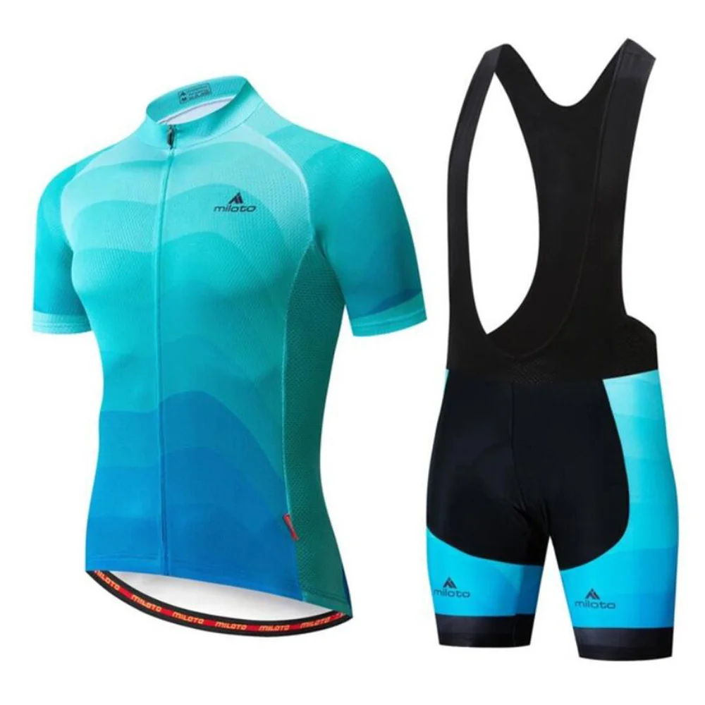 New 2019 Go  Cycling Jersey Set 20D Bicycle Shorts Suit Ropa Ciclismo Men's Summer Bike Maillot Bib Pants Cycling Clothing