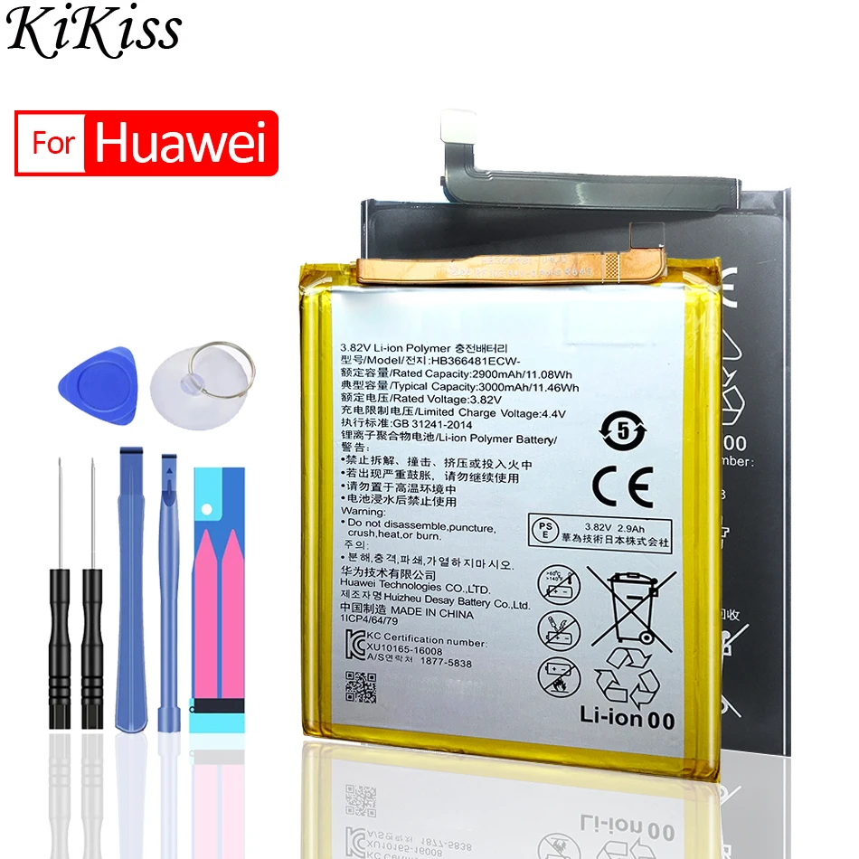 

Battery For Huawei Honor 6 6A 6X 6C Pro 6S 7A 7S 8 8A 8S 8X/Enjoy 6S/Nova/P9 Lite mini/Y5 Y6 Y7 Y9 II Prime Pro 2017 2018 2019