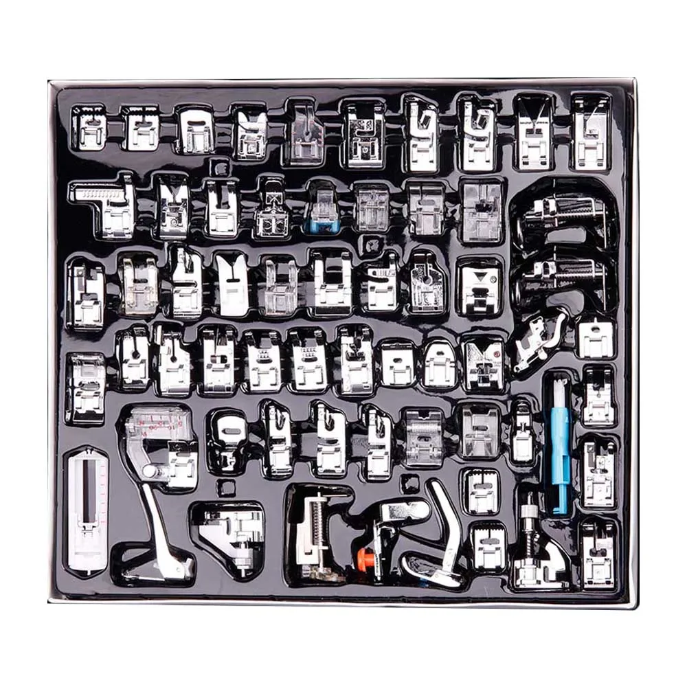 Аксессуары для швейных машин набор прижимных лапок оверлок дома в коробке