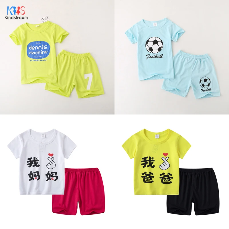 

Лидер продаж 2020, брендовая одежда для мальчиков, Детская летняя одежда для мальчиков, комплект детской одежды с мультяшным рисунком для дев...