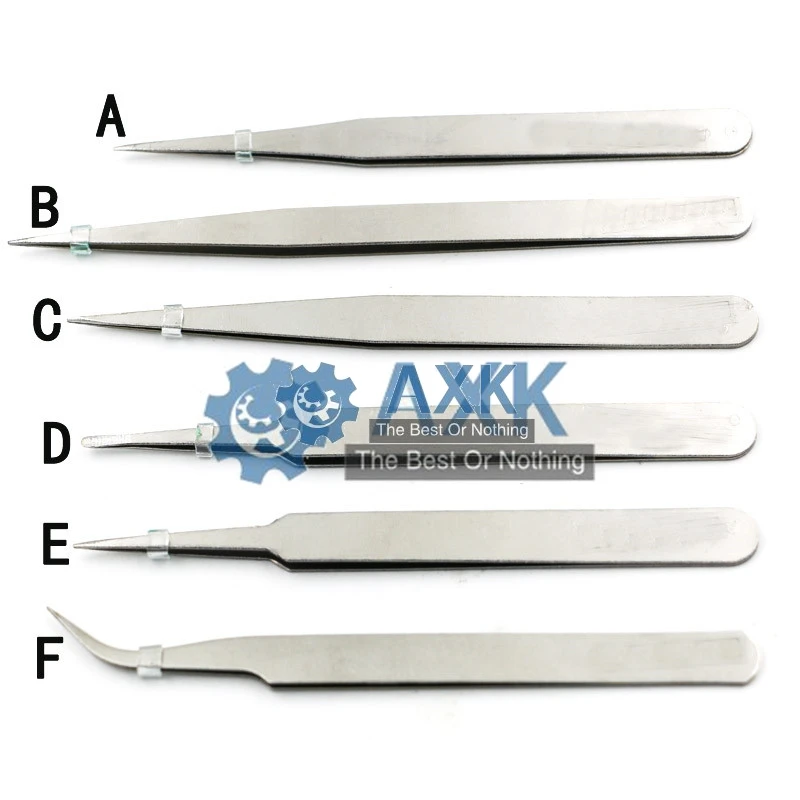 6 шт. Пинцет Набор антикислотных некоррозионных инструментов для ремонта и