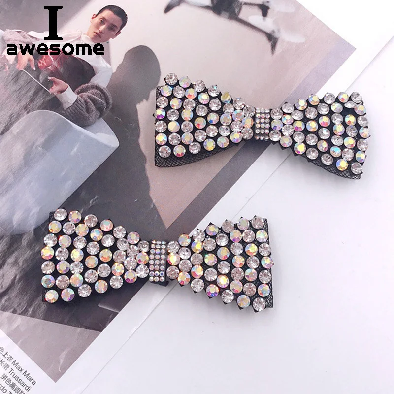 

DIY NEW Shining Rhineston Bowtie Bow-knot Bridal Wedding Party Shoes Accessories For high Heels Flats Slipper Shoe Decorations