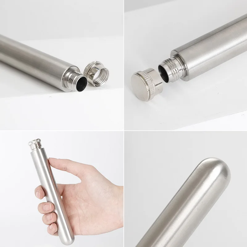 1 унций/1 5 унций портативные фляжки из Нержавеющей Стали Полированные Круглые