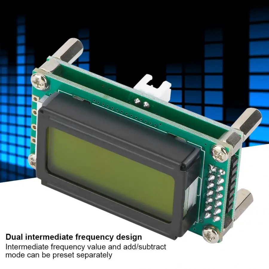 Модуль тестер частоты M1MHz~ 1,1 GHz счетчик частоты PLJ-0802-F светодиодный цифровой дисплей счетчик частоты модуль для радиостанции