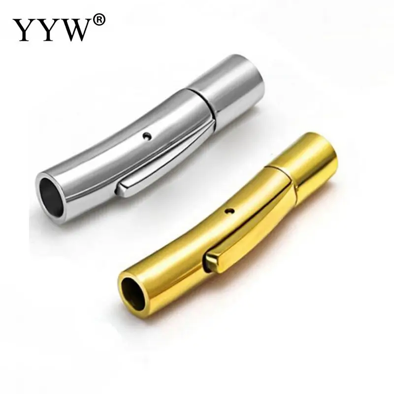 10 шт./лот, кожаный браслет из нержавеющей стали, застежки-крючки для омаров 23x4 мм