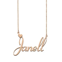 janell name necklace custom name necklace for women girls best friends birthday wedding christmas mother days gift