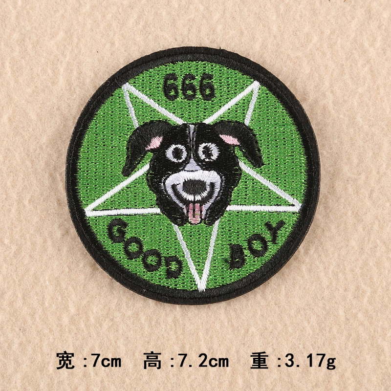 DIY Панк байкерское вышитые полосатая нашивка гладить на одежду шить спине патчи